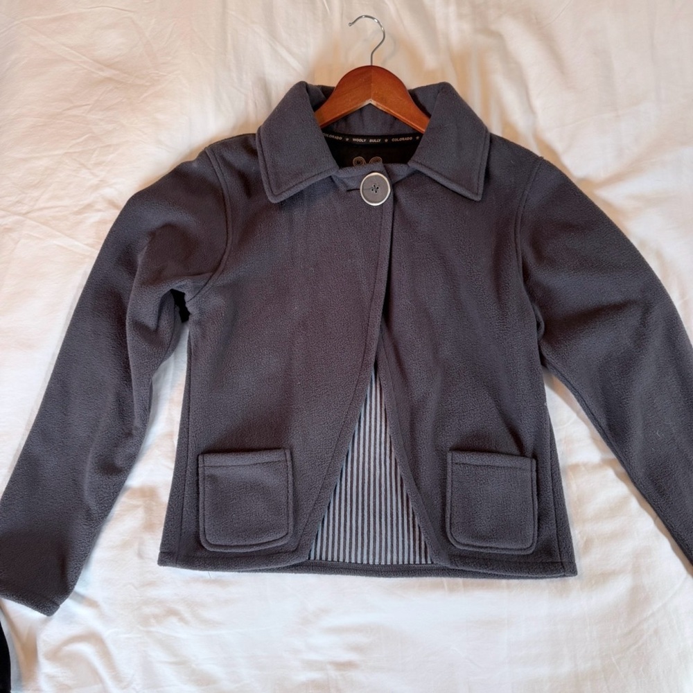 Wooly Bully Wear Colorado Gray Fleece Jacket